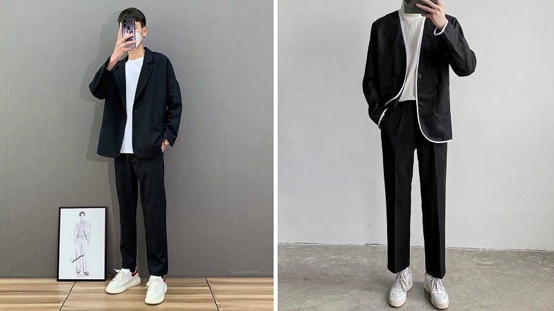 phối đồ áo blazer nam đi làm