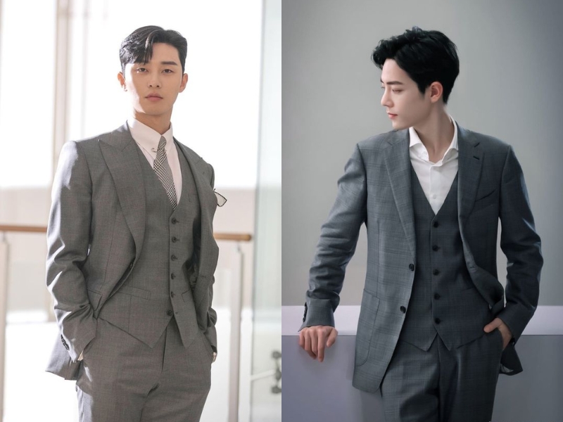 Áo Gile Nam Với Blazer