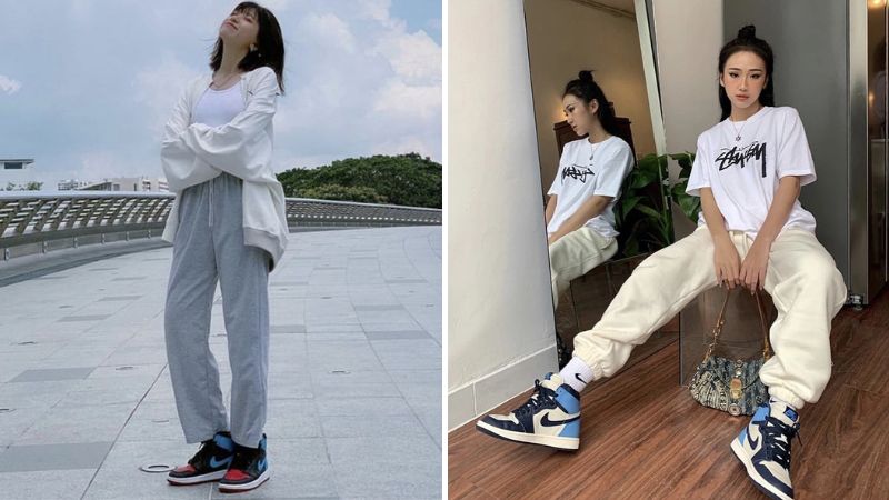 Cách Phối Đồ Với Giày Jordan Cổ Cao Nữ