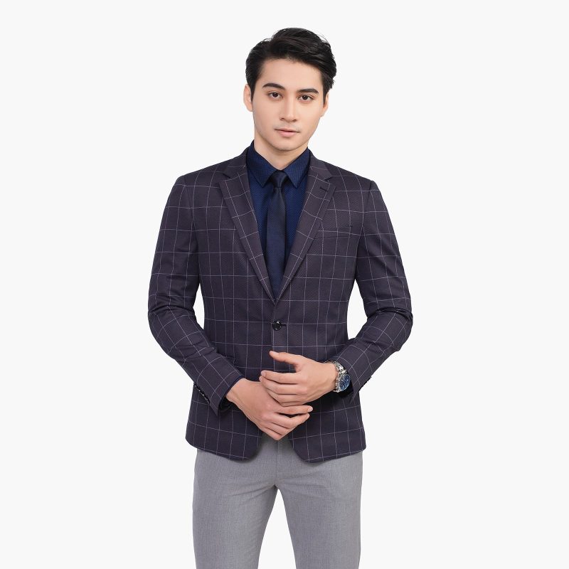 phối đồ áo blazer nam slim fit