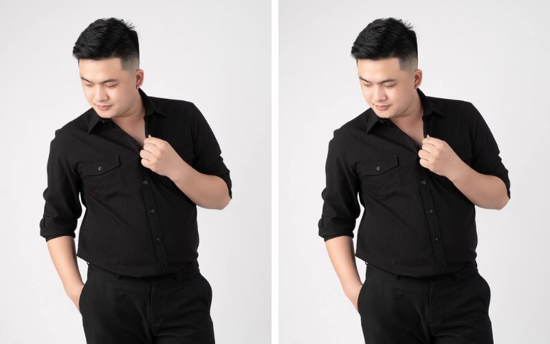phối đồ cho nam béo bụng