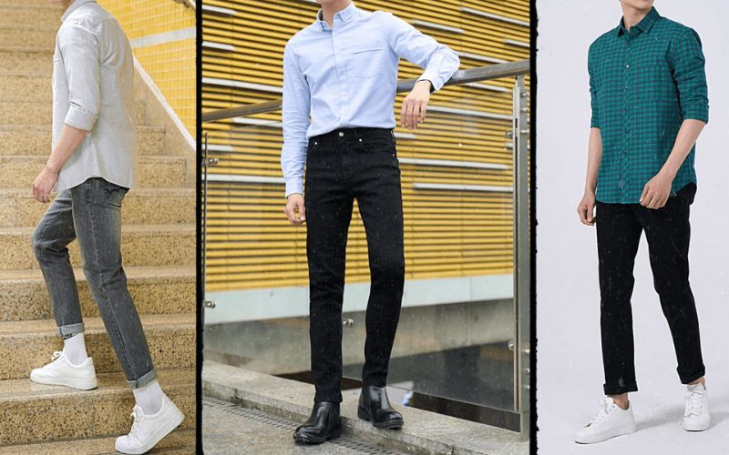 phối đồ với giày thể thao nam