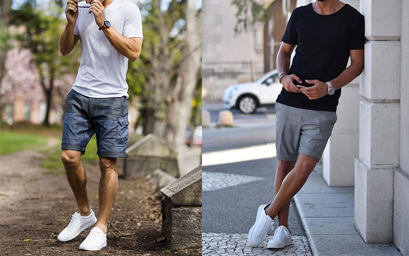 phối đồ với giày thể thao nam