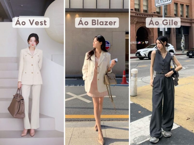 Mix áo vest nữ cùng quần jeans năng động