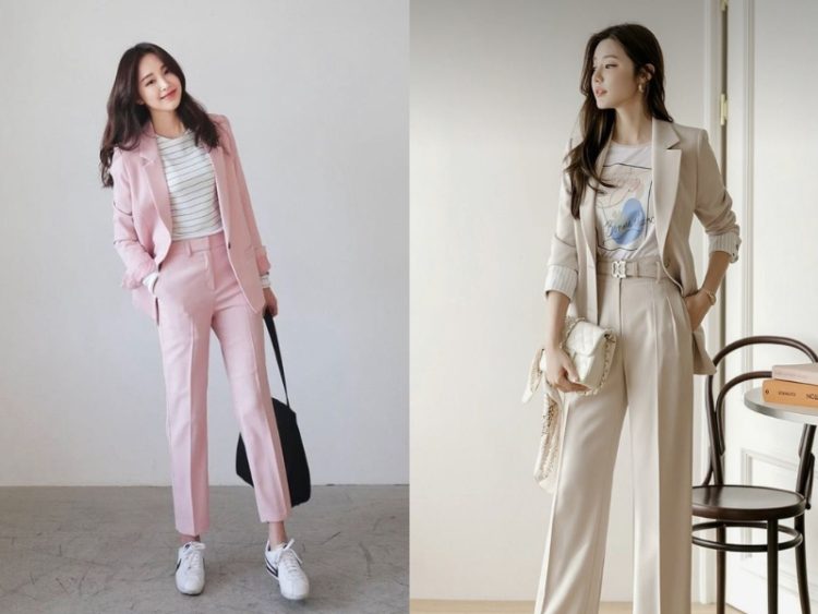 Phối áo vest với quần short trẻ trung