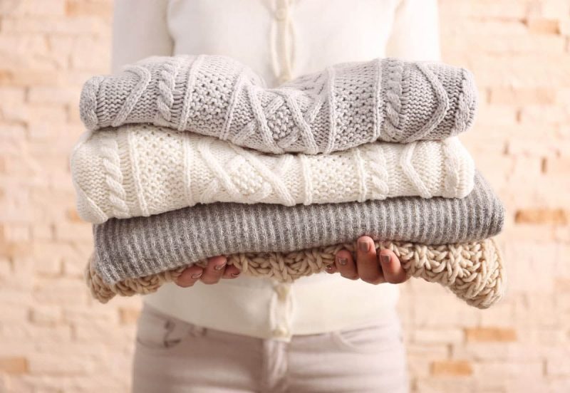 cách sửa áo len bị giãn