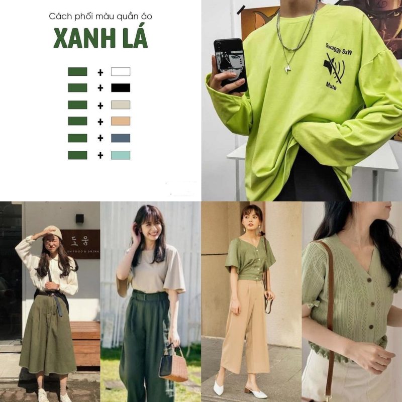 công thức phối màu liền kề