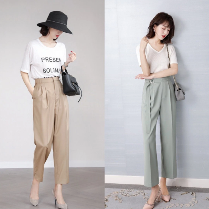 phối đồ công sở mùa hè