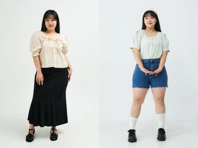 cách chọn đồ cho nữ 75kg mặc size gì