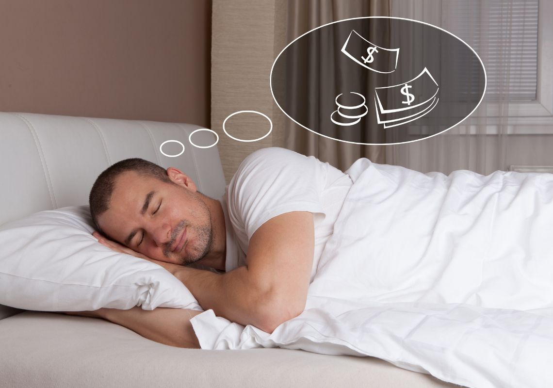 nằm mơ thấy lượm tiền đô la