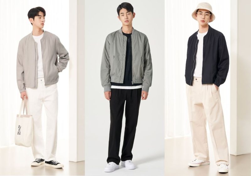 Phối đồ nam đi chơi streetwear với áo bomber
