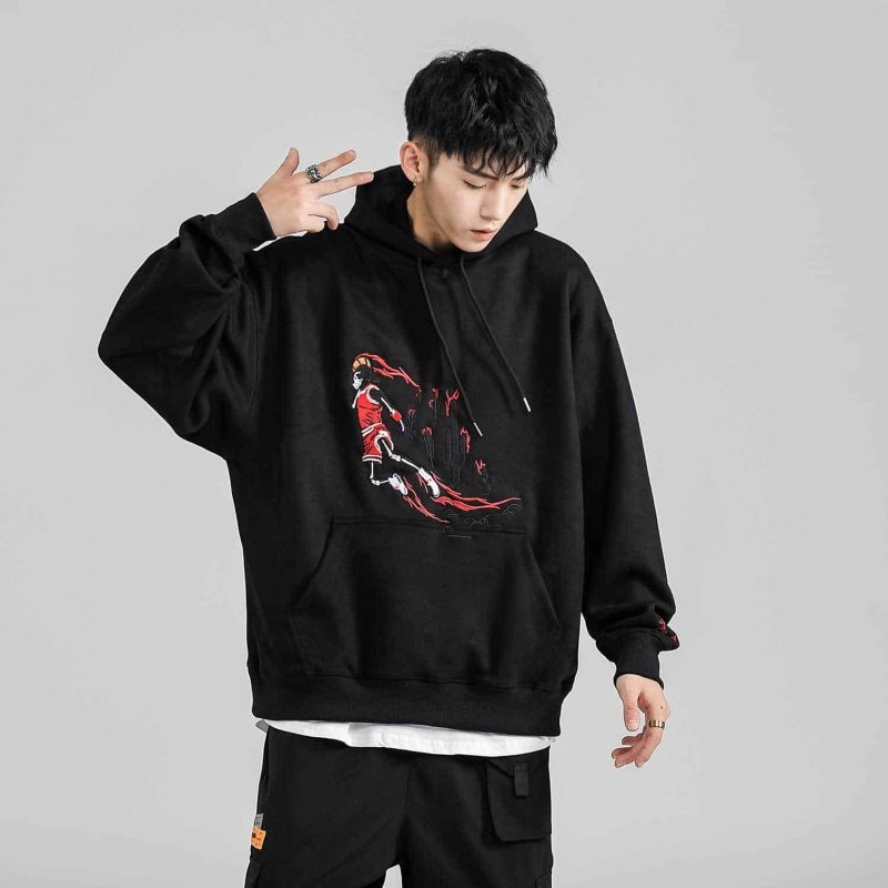 Phối đồ với áo hoodie nam cho người mập
