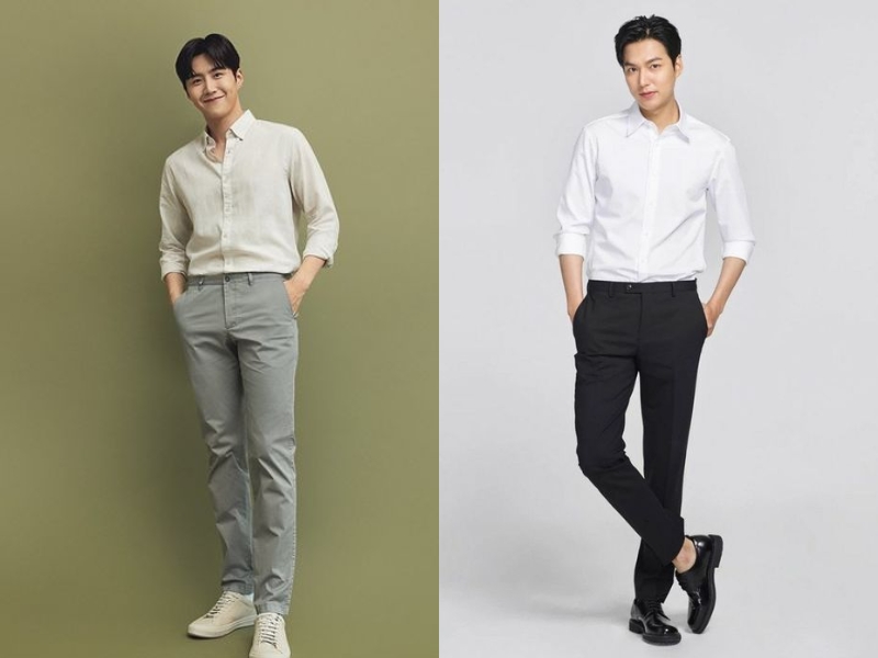 Cách phối đồ nam cao 1m7 phong cách monochrome