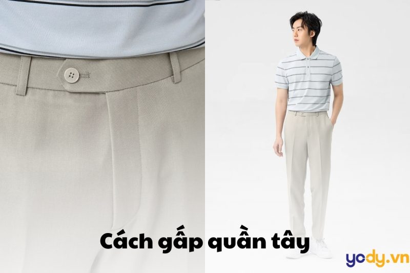 Mẹo bảo quản quần tây sau khi gấp