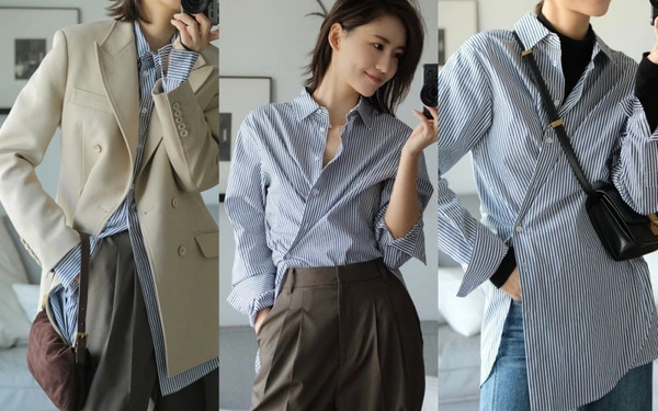 cách mặc áo sơ mi phá cách