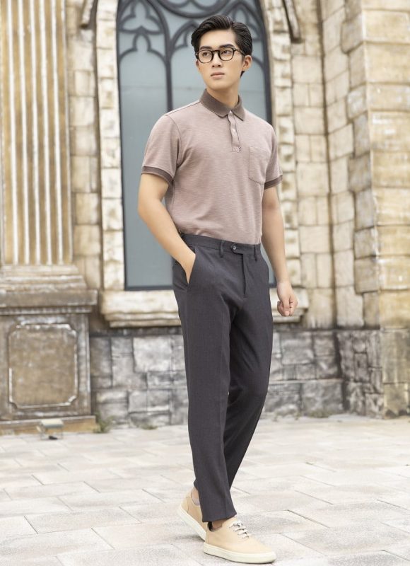 Cách phối áo polo nam đẹp