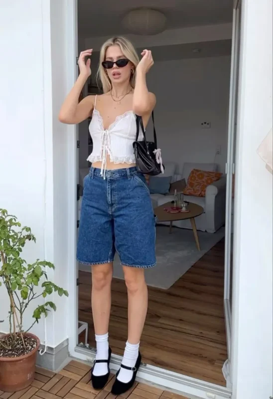 chọn quần short cho người hông to