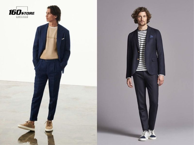 lỗi cần tránh khi phối vest và áo thun