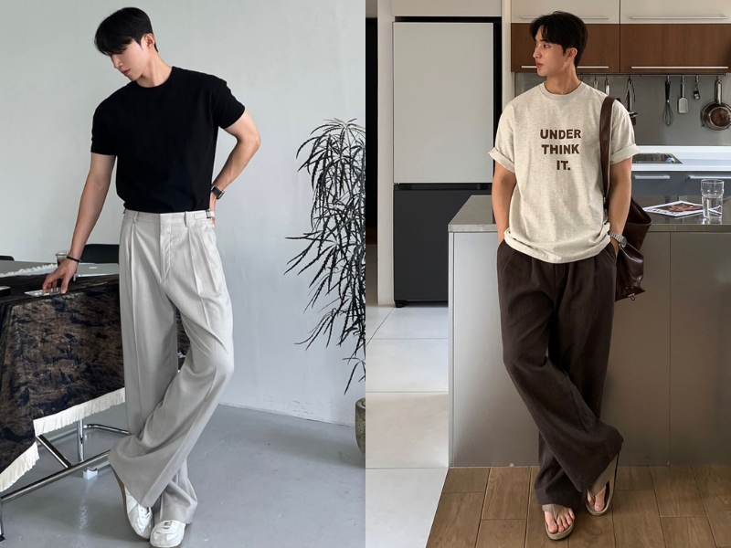 Phối đồ layering cho nam cao 1m7 năng động