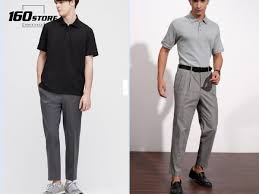 cách phối đồ với quần xám nữ
