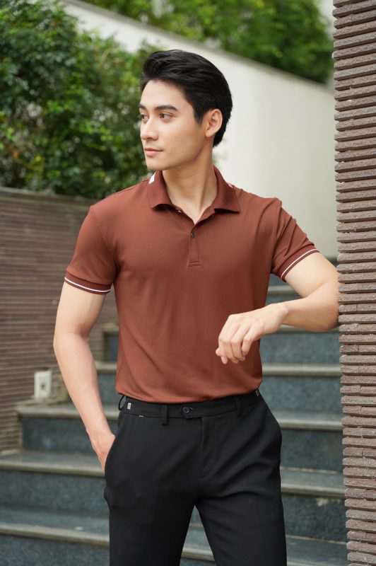 Phối đồ áo polo nam với quần short