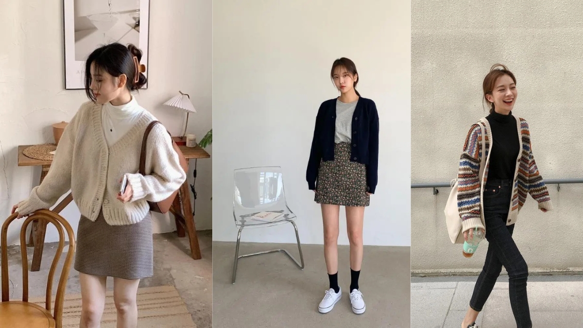 Cách phối đồ với cardigan nữ công sở