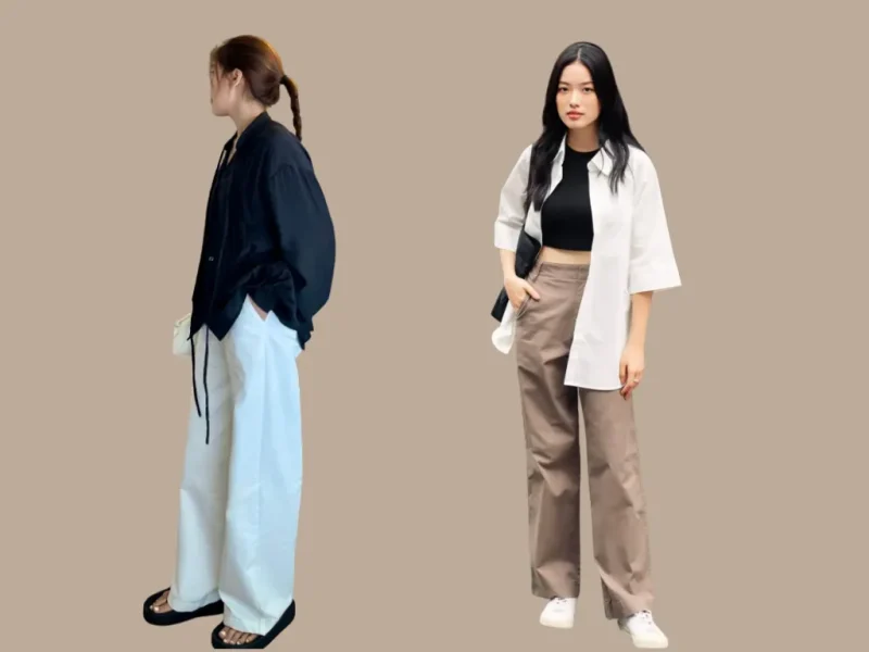 Phối đồ với quần kaki nữ mùa đông