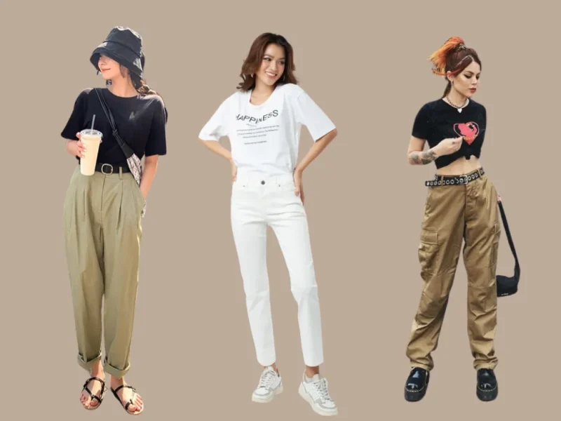 Quần kaki nữ cho người thấp bé