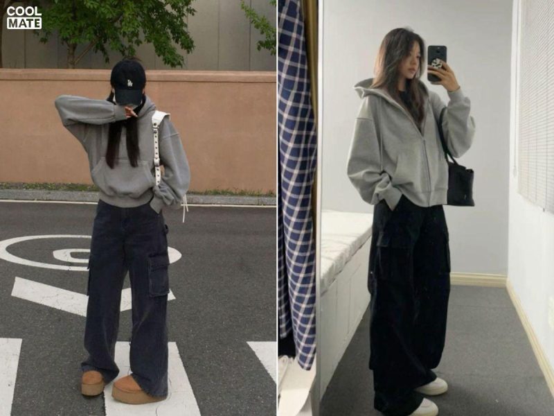 nguyên tắc phối màu với quần jogger nữ
