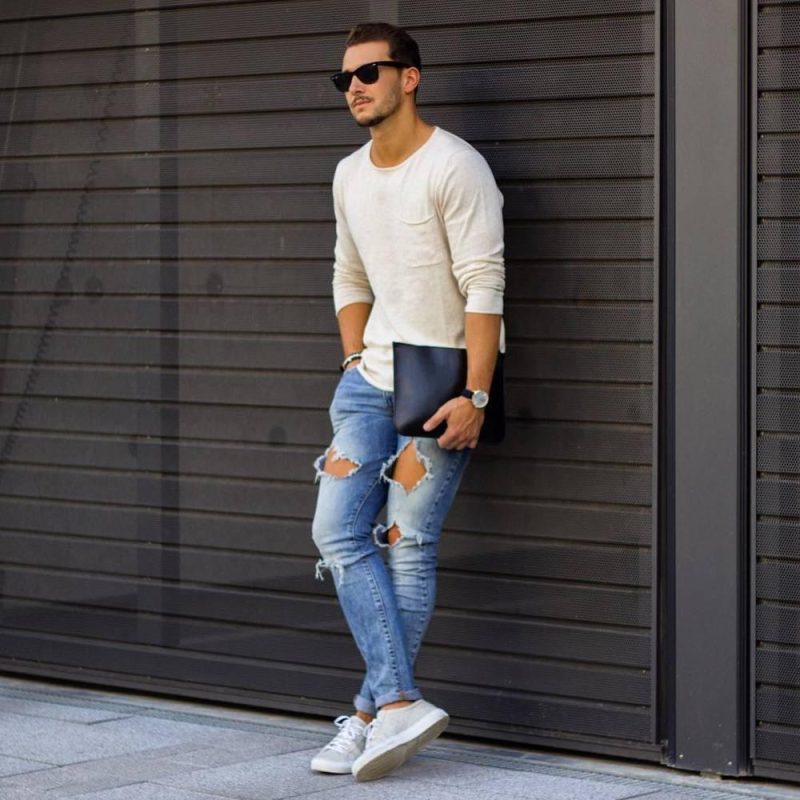 Phối đồ sneaker nam theo phong cách smart-casual