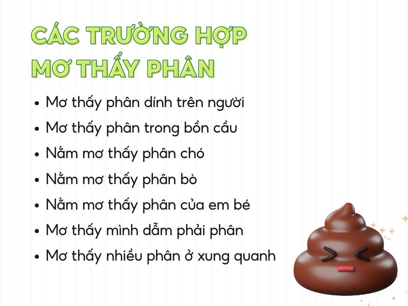 Giải mã ý nghĩa nằm mơ thấy phân