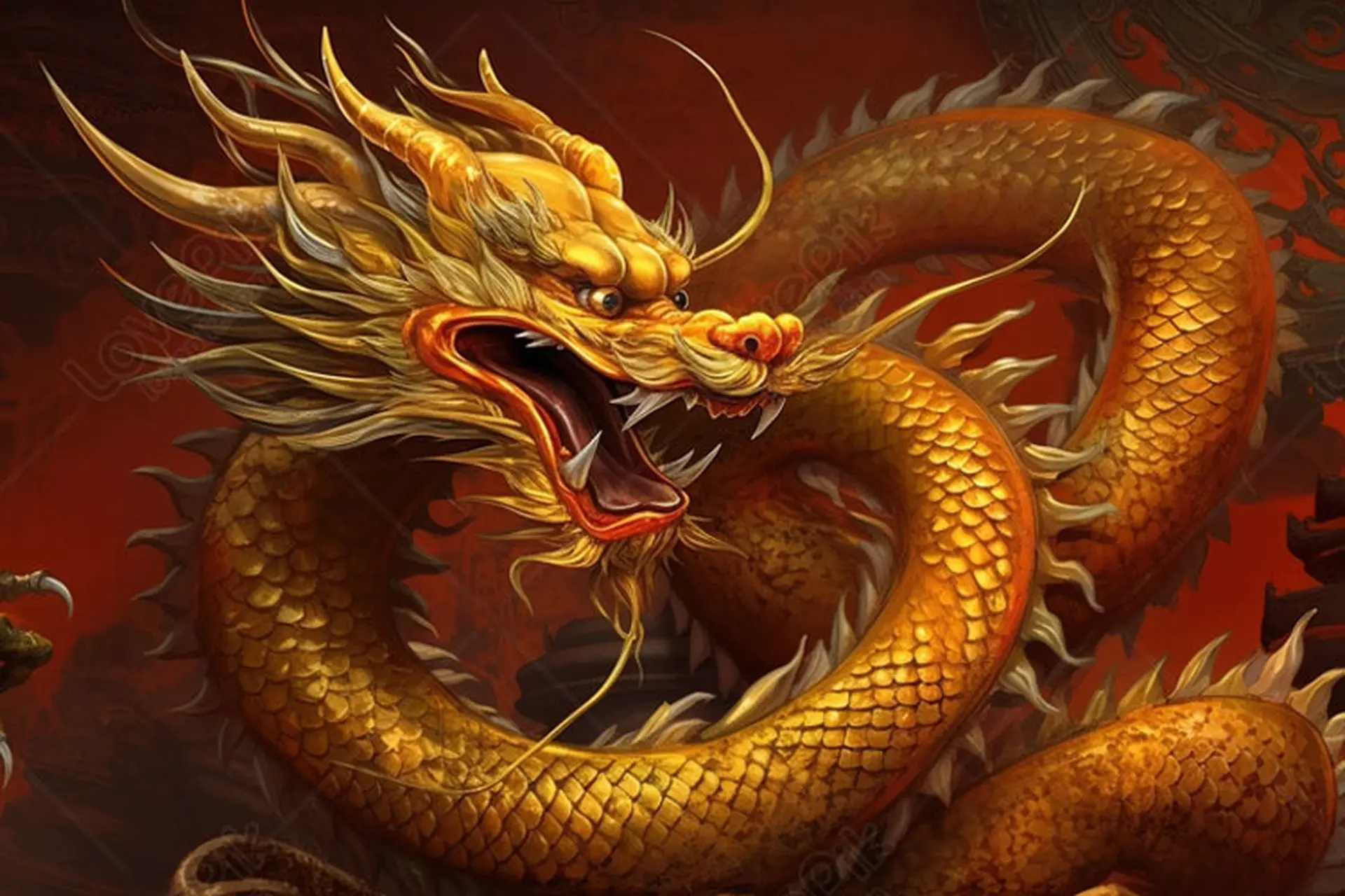 Nằm mơ thấy rồng vàng điềm báo đại cát