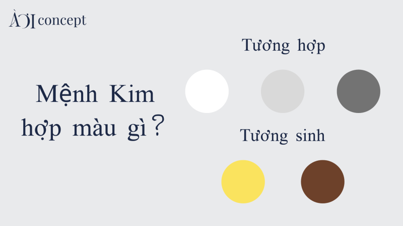 Màu sắc tương khắc người mệnh Kim cần tránh