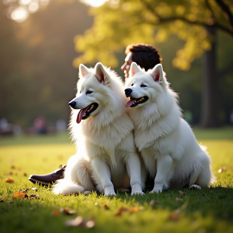 mơ thấy một đàn chó trắng
