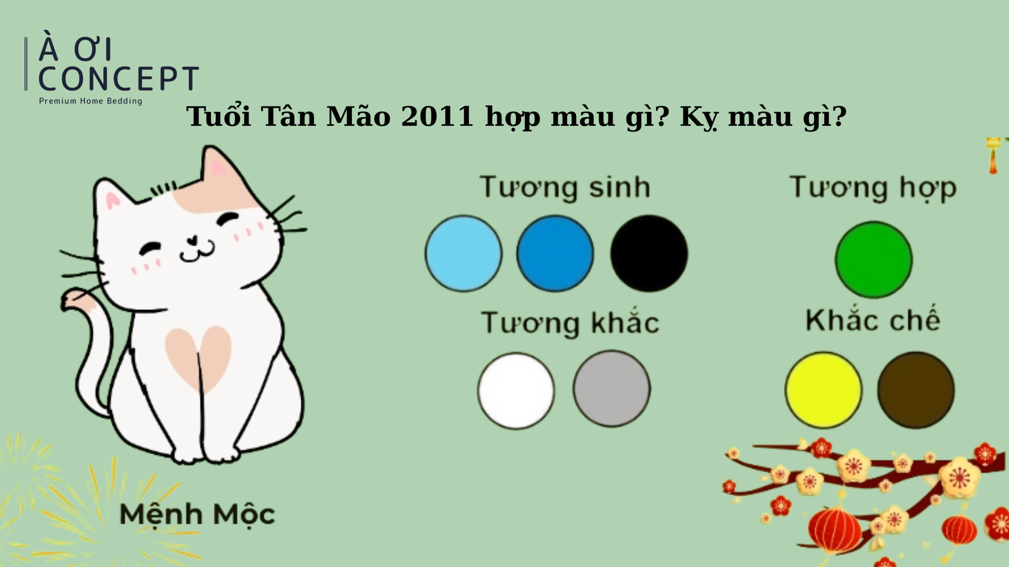 Tuổi Kỷ Mão 1999 hợp màu gì