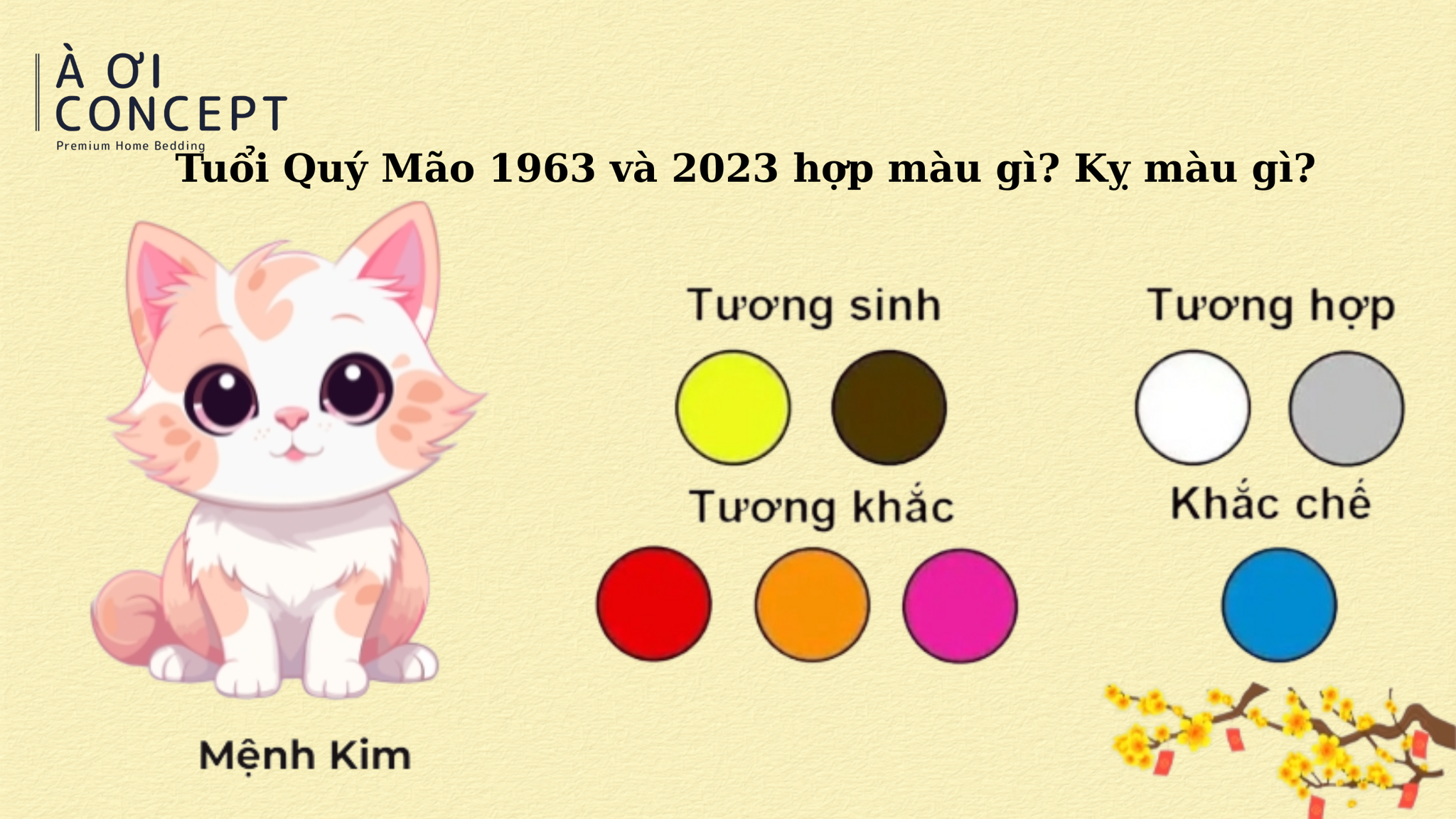 Tuổi Đinh Mão 1987 hợp màu gì