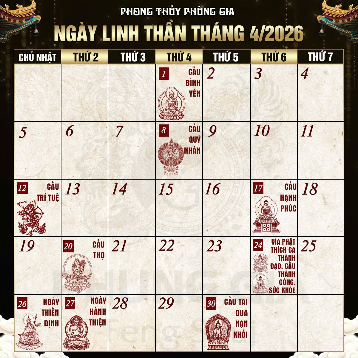 ngày linh thần tháng 4 2026