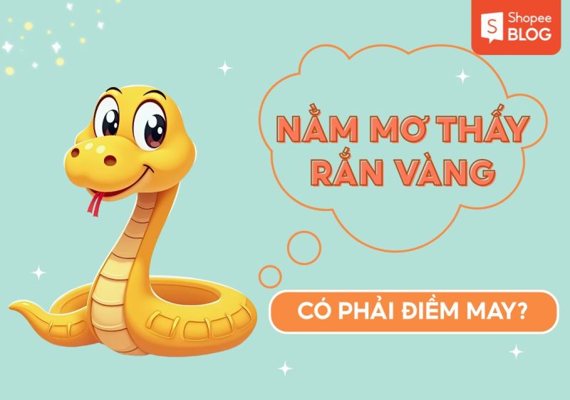 mơ thấy rắn vàng
