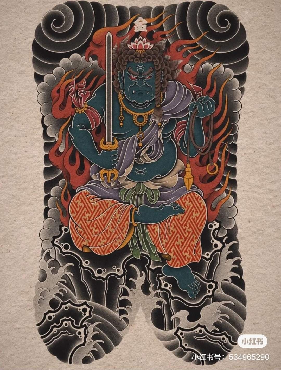 hình xăm bất động minh vương