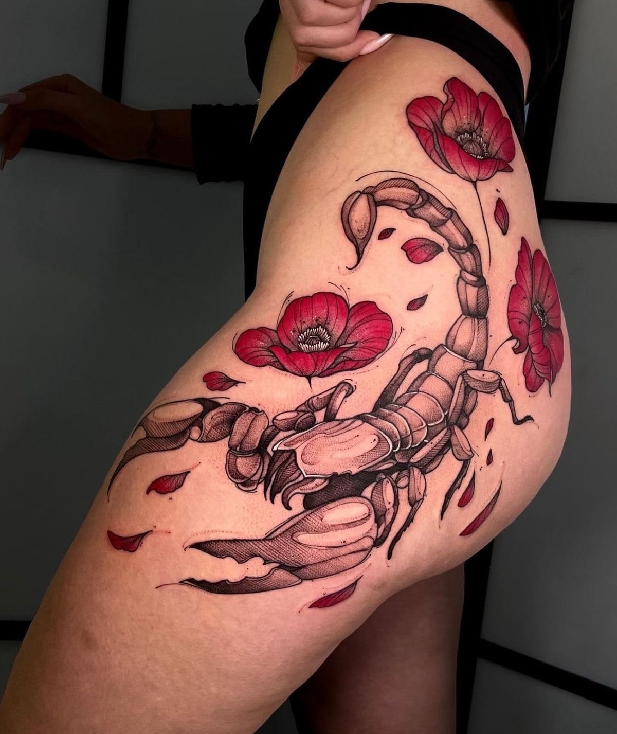 hình xăm bọ cạp 3d