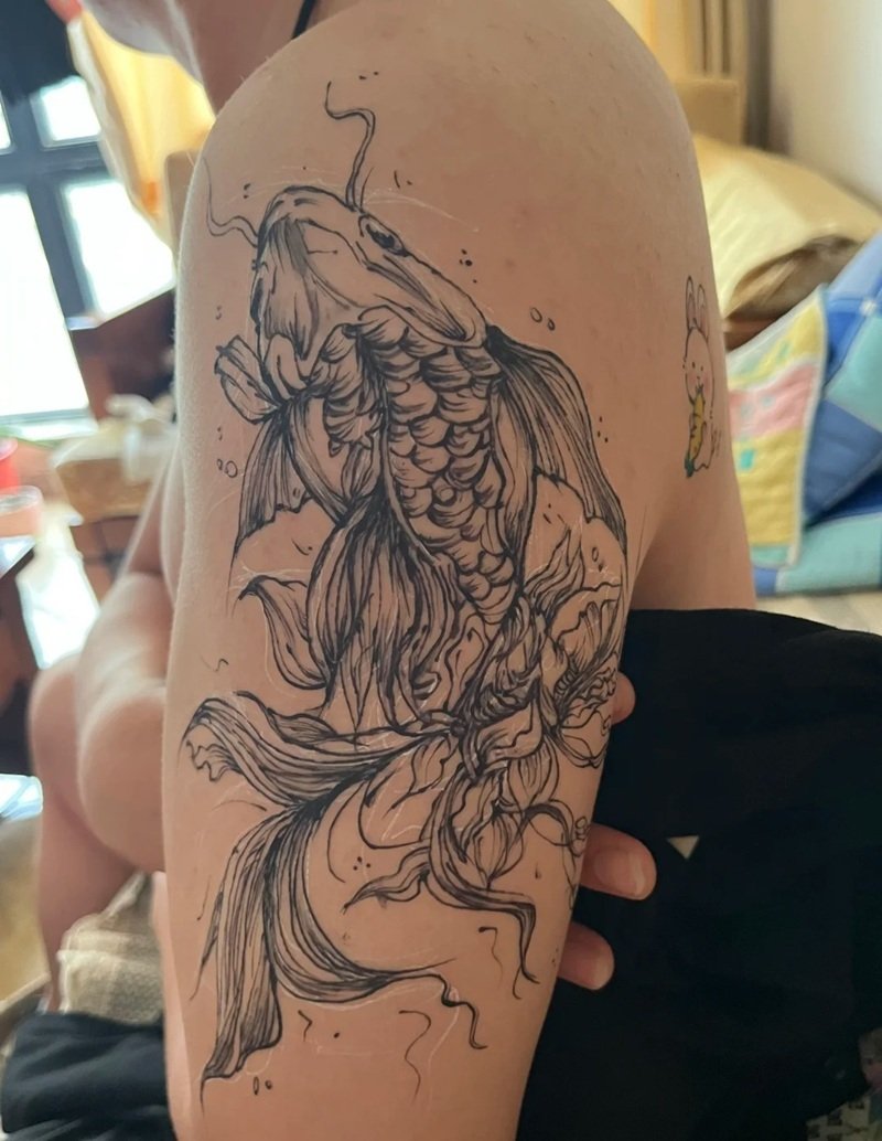 hình xăm cá chép