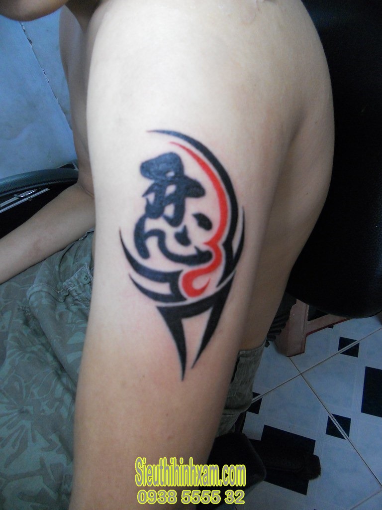 hình xăm chữ Nhẫn