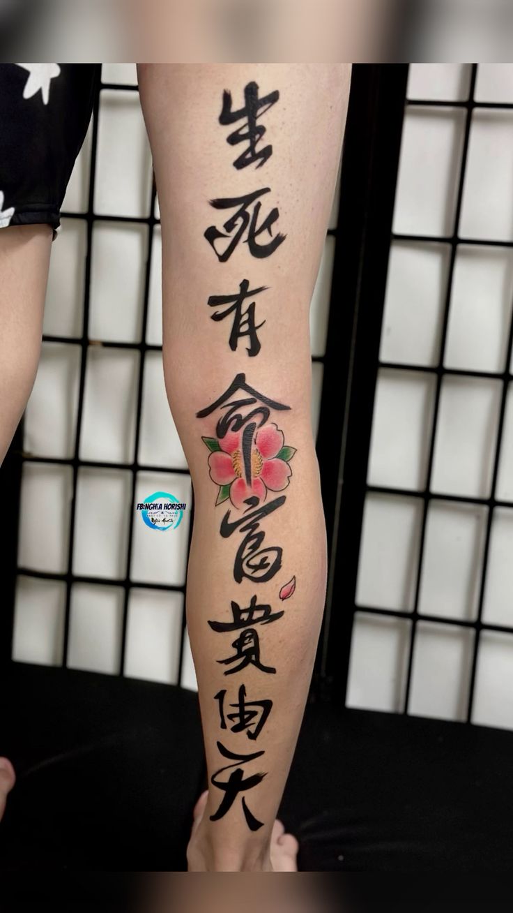 hình xăm chữ trung quốc ý nghĩa