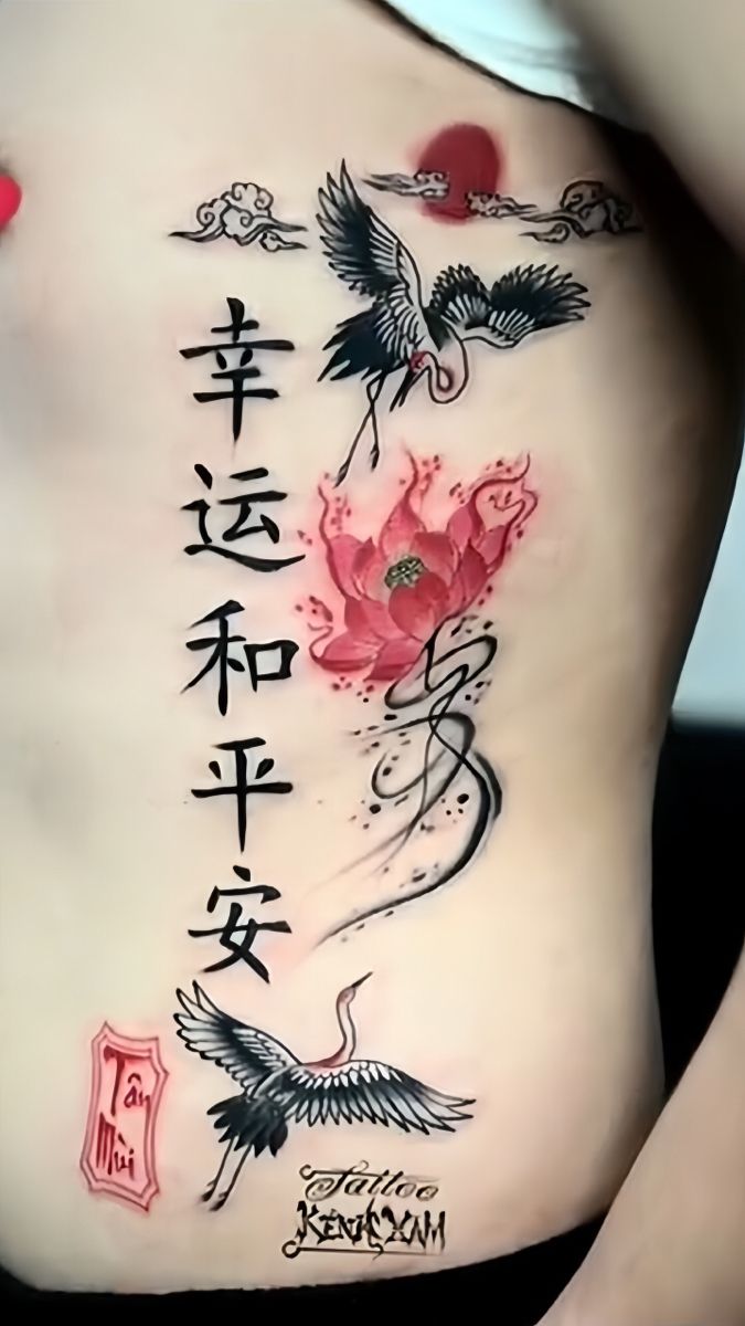 hình xăm chữ trung quốc ý nghĩa
