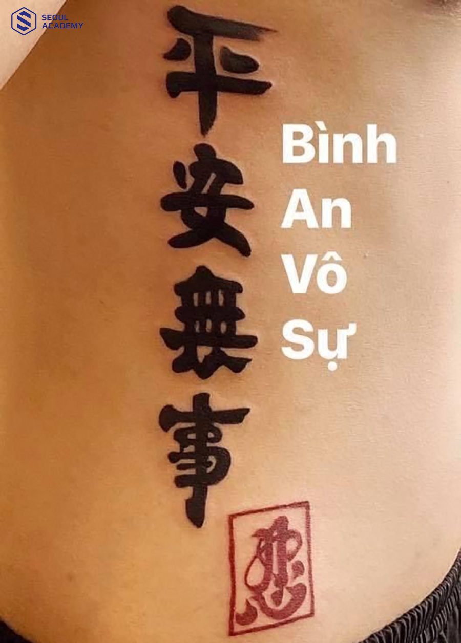 hình xăm chữ trung quốc