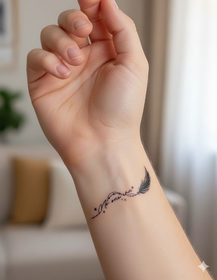 hình xăm cổ tay nữ ý nghĩa