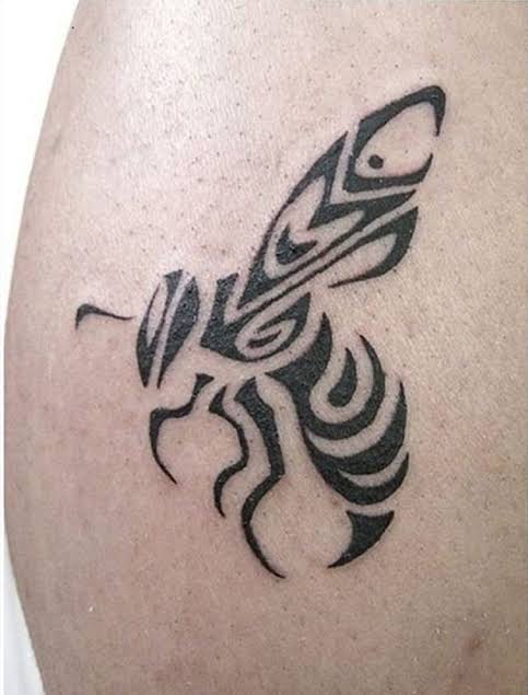 hình xăm con ong đẹp cho nữ