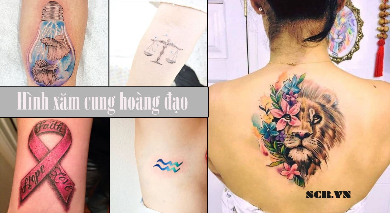 hình xăm cung hoàng đạo