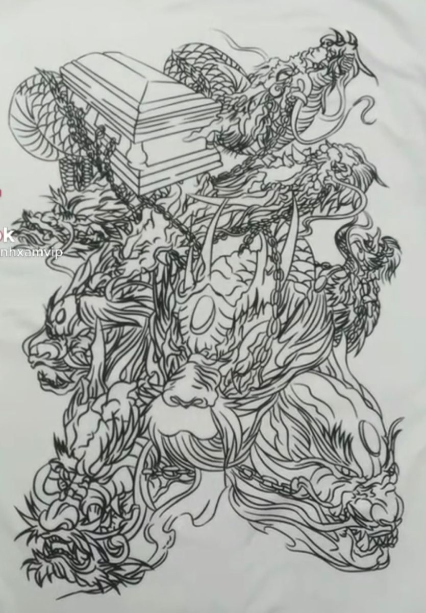 hình xăm cửu long di quan ý nghĩa