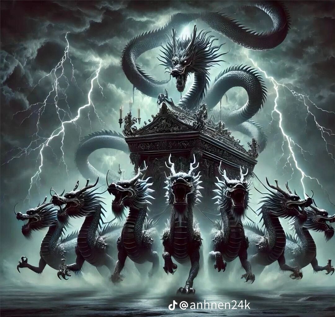 hình xăm cửu long di quan